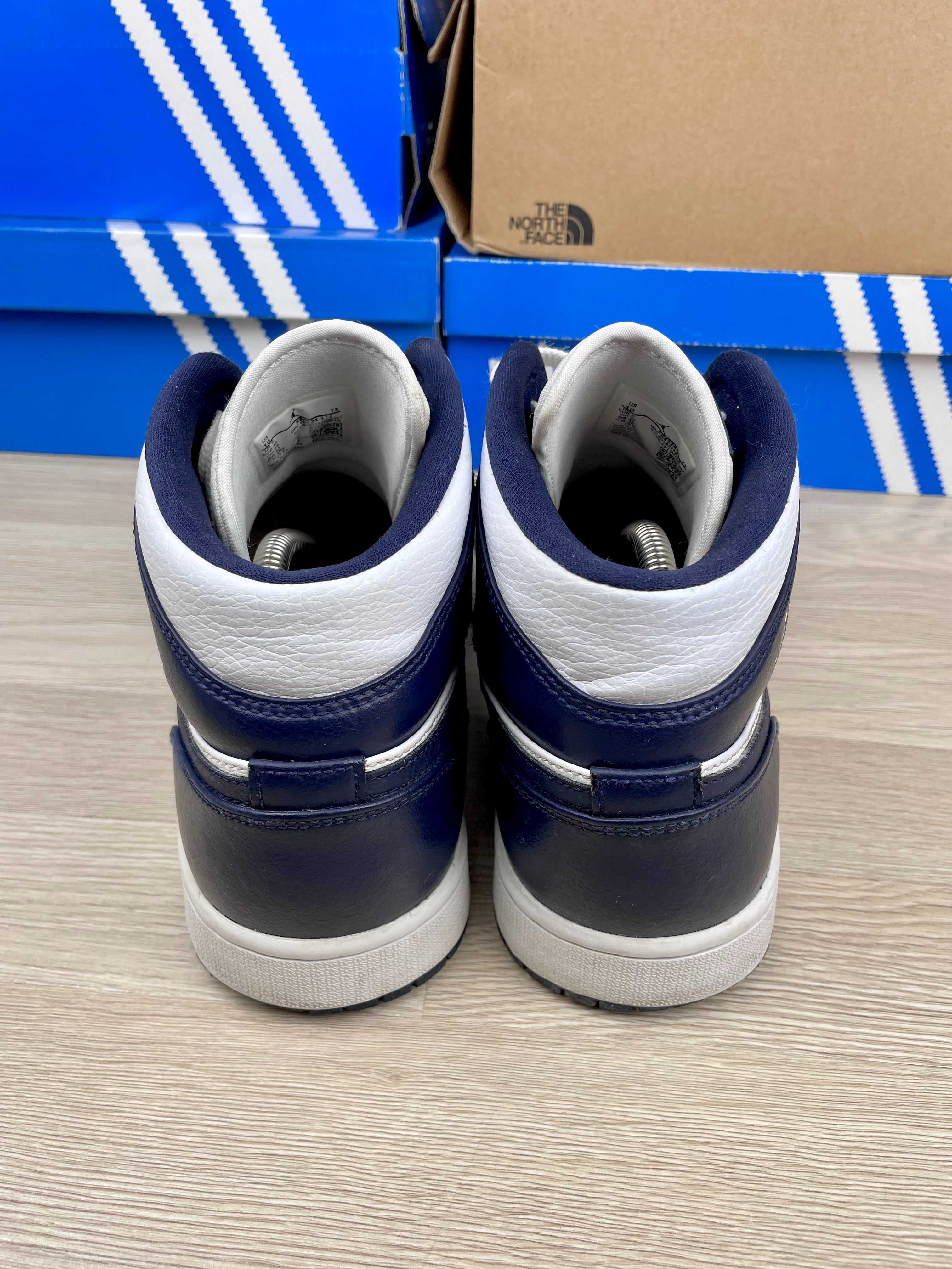 Кроссовки Nike Air Jordan 1 Mid Obsidian мужские 44