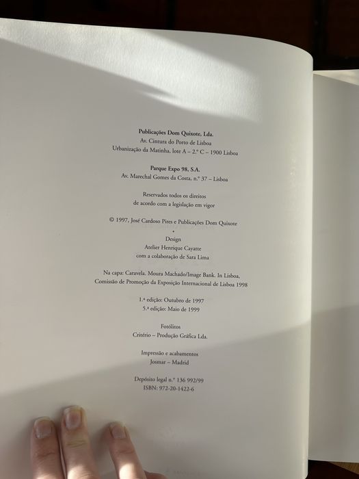 livro de José Cardoso Pires - Lisboa - Livro de Bordo
