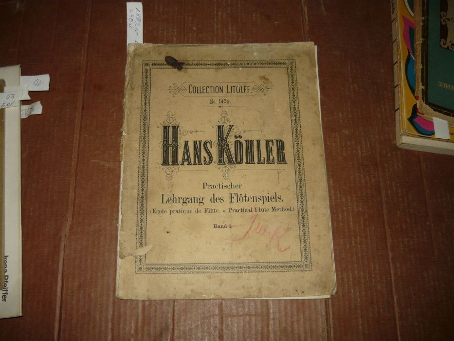 Hans Kohler praktyczna nauka gry na flecie poprzecznym 1882r.
