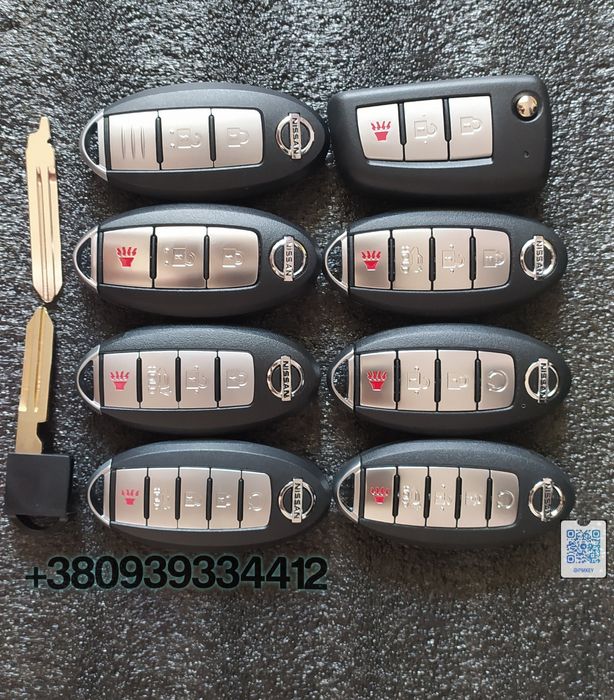 Nissan Rogue Altima Xtrail Micra Juke Qashqai Sentra smart ключ програ