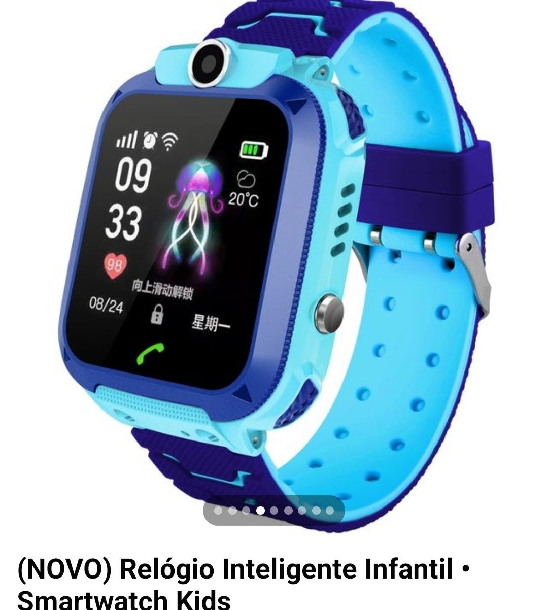 (NOVO) Relógio Inteligente Infantil • Smartwatch Kids