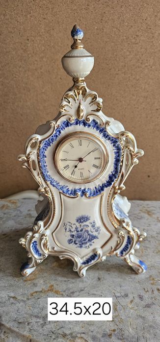 Relógio porcelana de mesa
