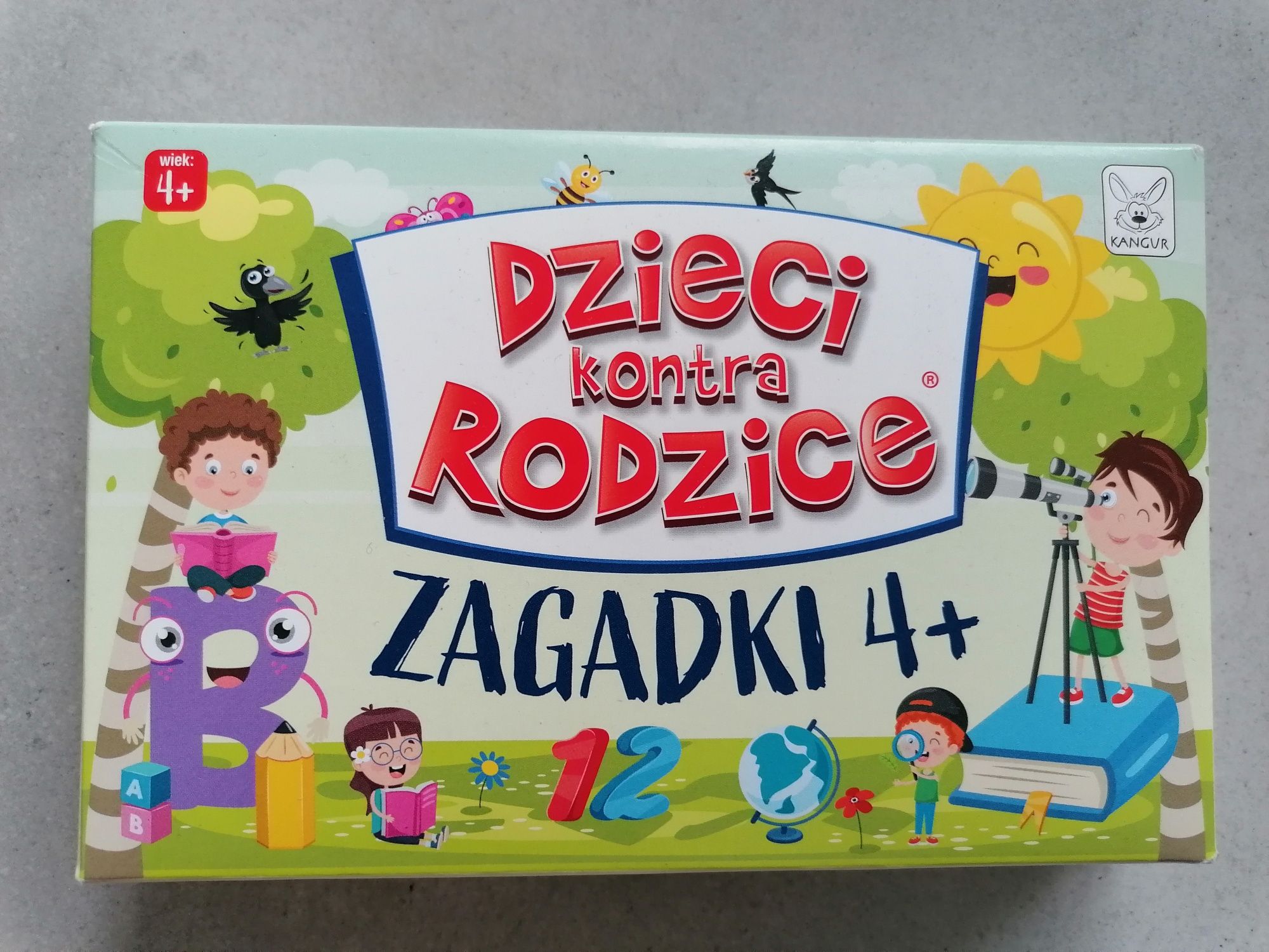 Gra zagadki dzieci kontra rodzice