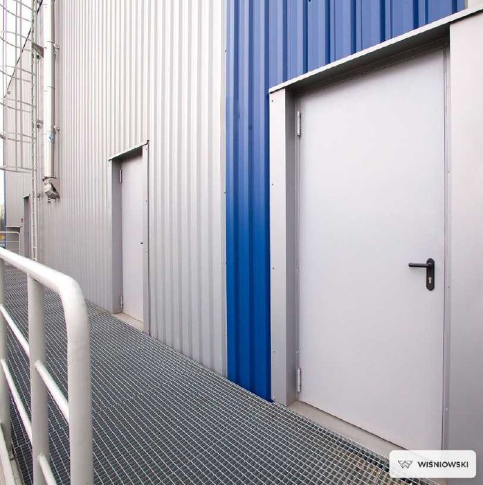 Drzwi stalowe płaszczowe Wiśniowski ECO 80X200