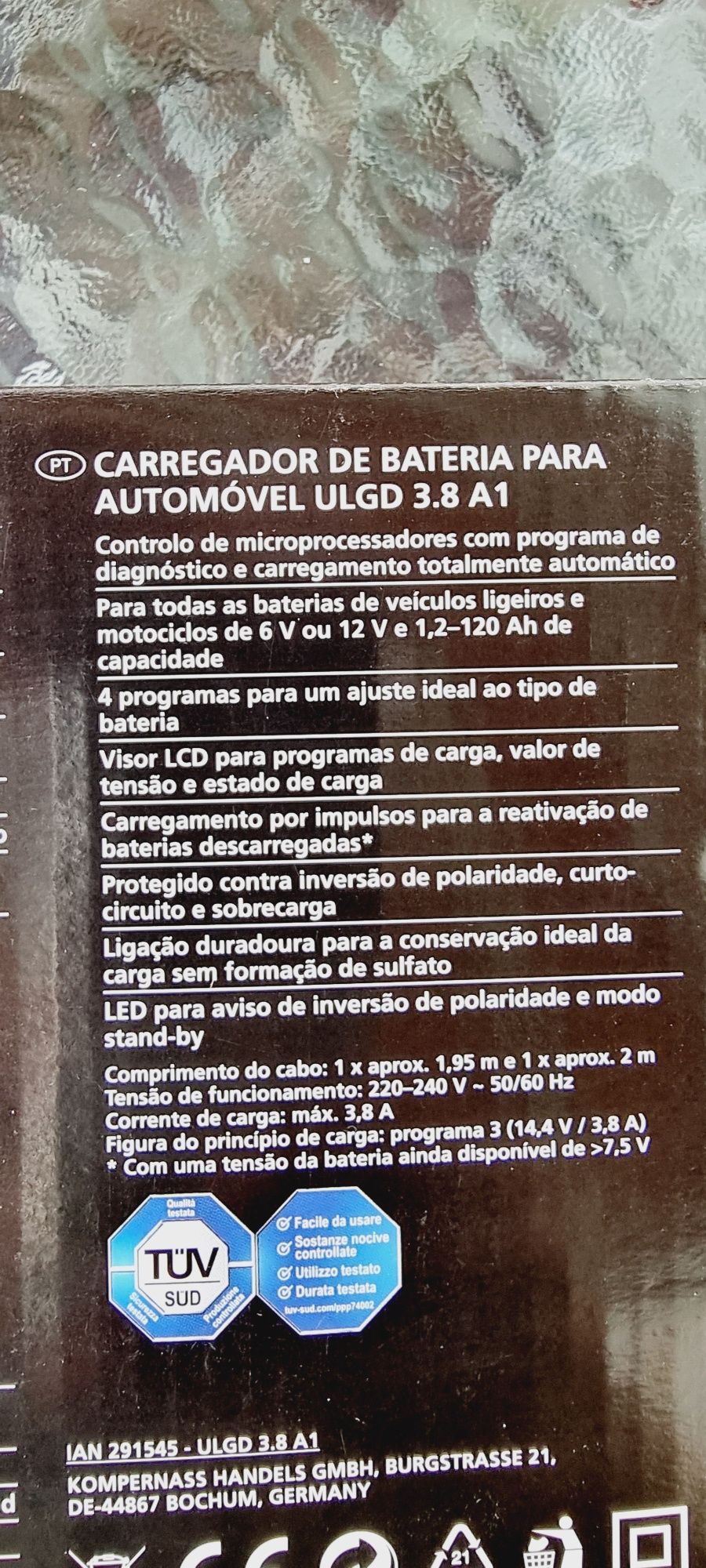 Carregador/ Booster bateria Auto