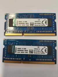 8 GB memória Kingston KVR16LS11/4 (2x4GB)