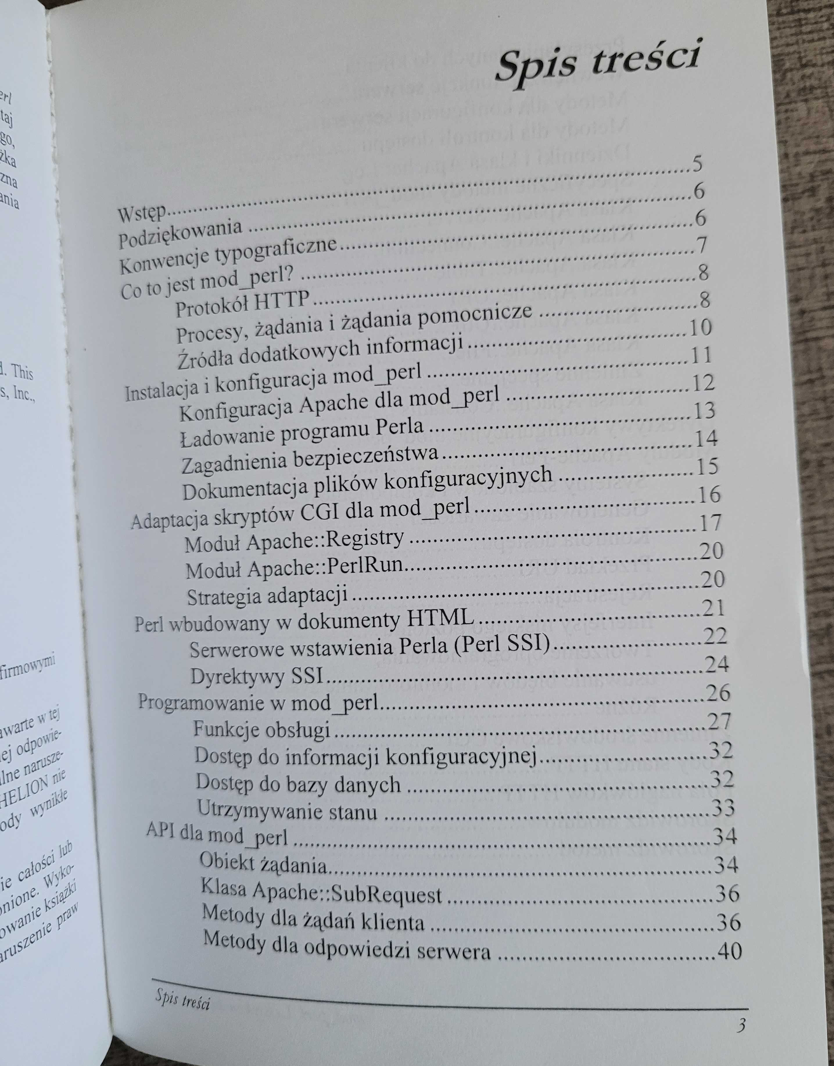 Mod_Perl. Leksykon kieszonkowy