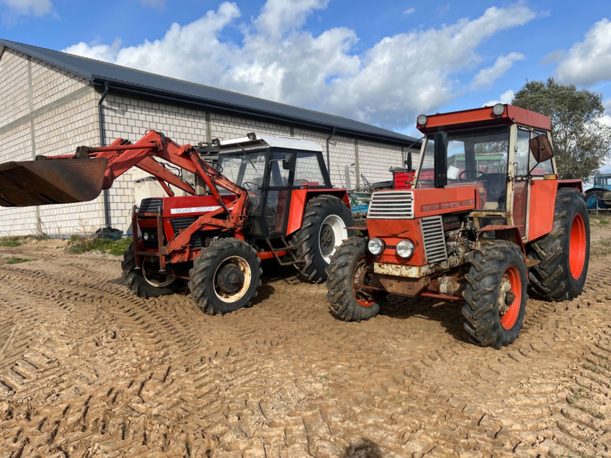 Ciagnik zetor 8045 z turem stan bdb 2 szt