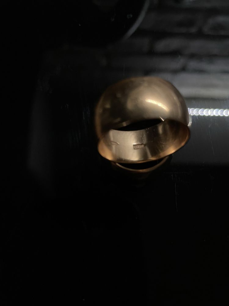 Obrączki złote, bardzo grube 11 mm, ciężkie 21 g. , pr. 583