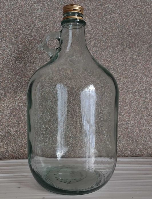 Gąsior, butelka, balon szklany 5L - na wino, nalewki, soki