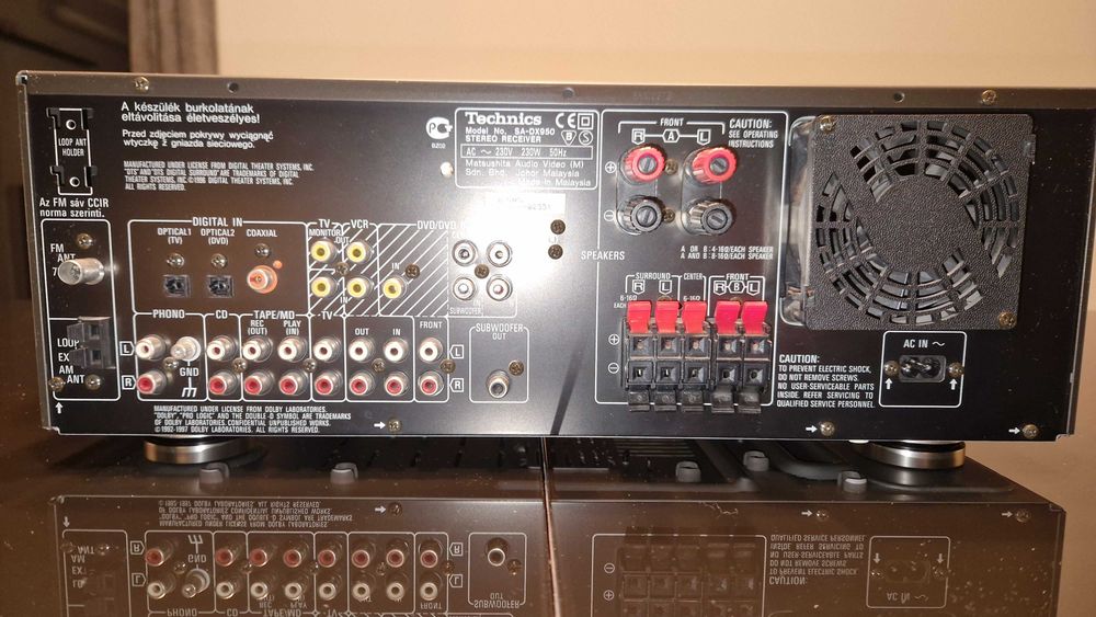 Amplituner Technics SA-DX950 z Dolby Digital i DTS 5.1