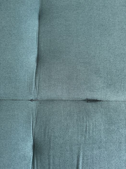 Wersalka rozkładana turkusowa sofa kanapa