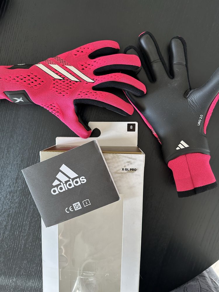 Rękawice Bramkarskie(Goalkeeper Gloves) Adidas X GL PRO. Rozmiar 8.