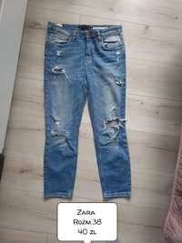 Spodnie jeansowe zara
