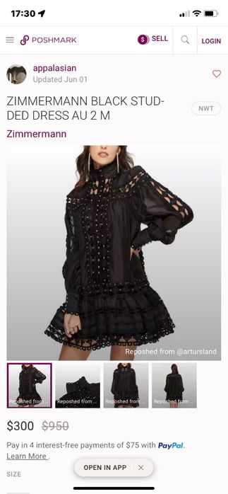 zimmermann 2 M платье
