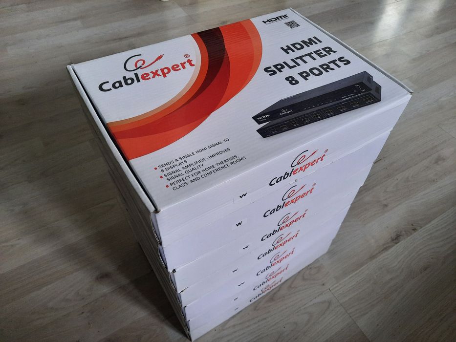 Розгалужувач (splitter)HDMI сигналу Cablexpert DSP-8PH4-03 на 8 портів