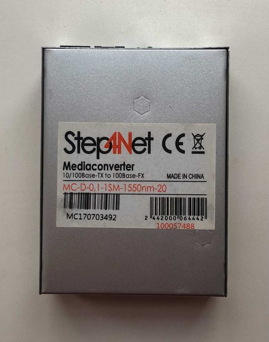 Медіаконвертер Step4Net (MC-D-0,1-1SM-1550nm-20)