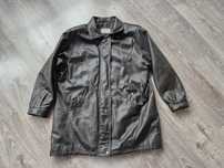 Skórzana kurtka damska r. 44 XXL czarna/brązowa vintage. 100% leather,