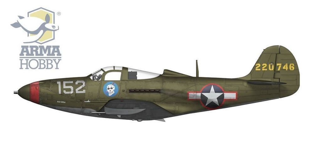 Arma Hobby 70055 P-39Q Airacobra 1/72 model do sklejania