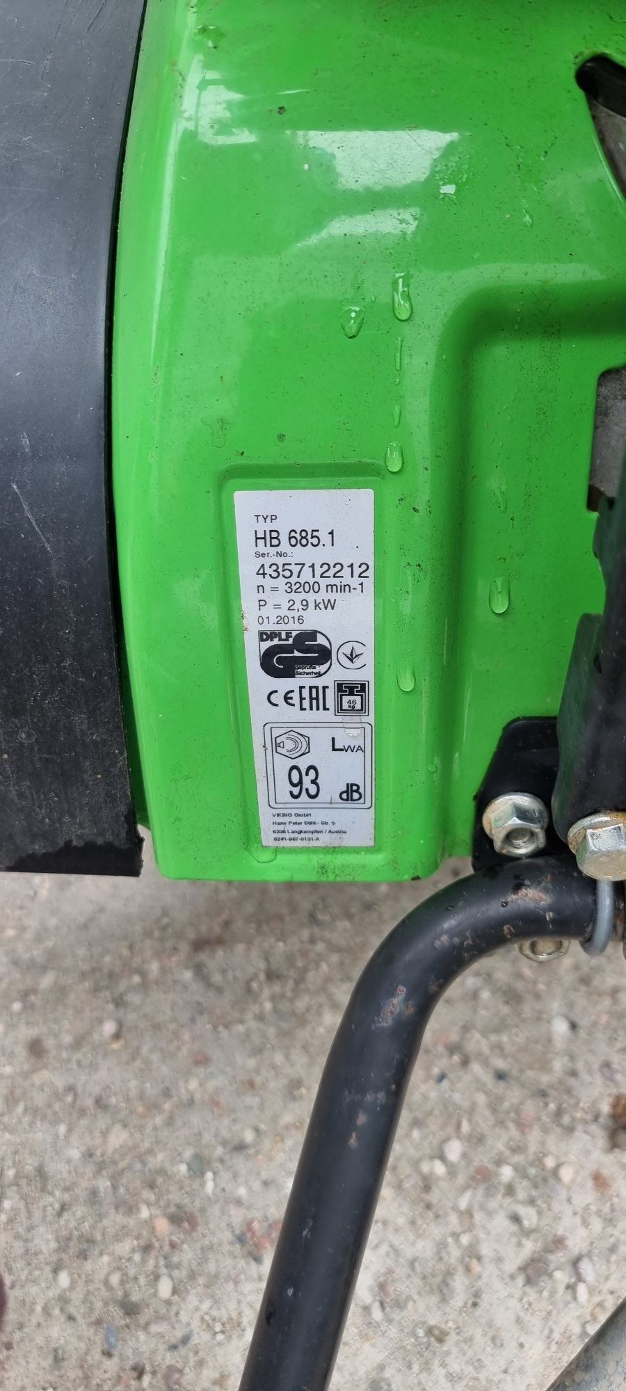 Glebogryzarka Wiking HB 685.1 po Serwisie duzy zestaw