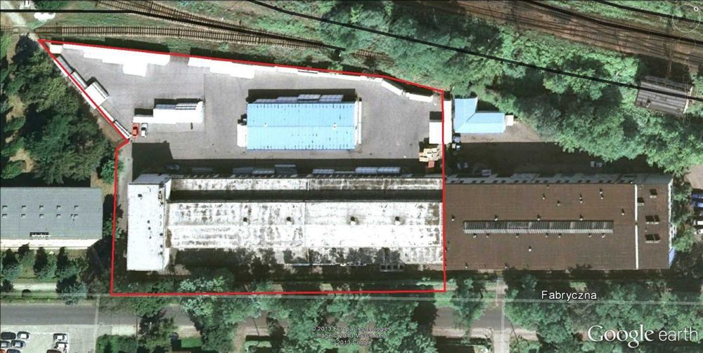 Kompleks nieruchomości gruntowych z zabudową produkcyjną