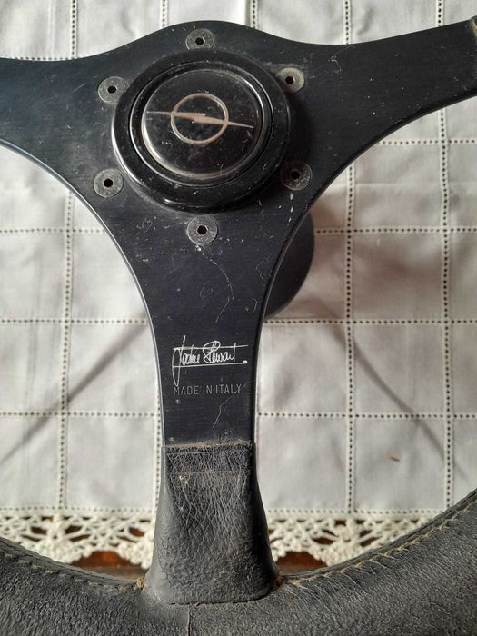 Volante vintage “Jackie Stewart” Made in Italy Opel clássico / coleção