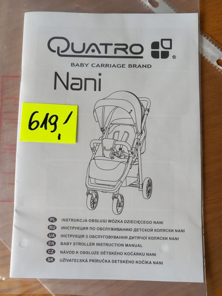 Wózek spacerowy Quatro Nani