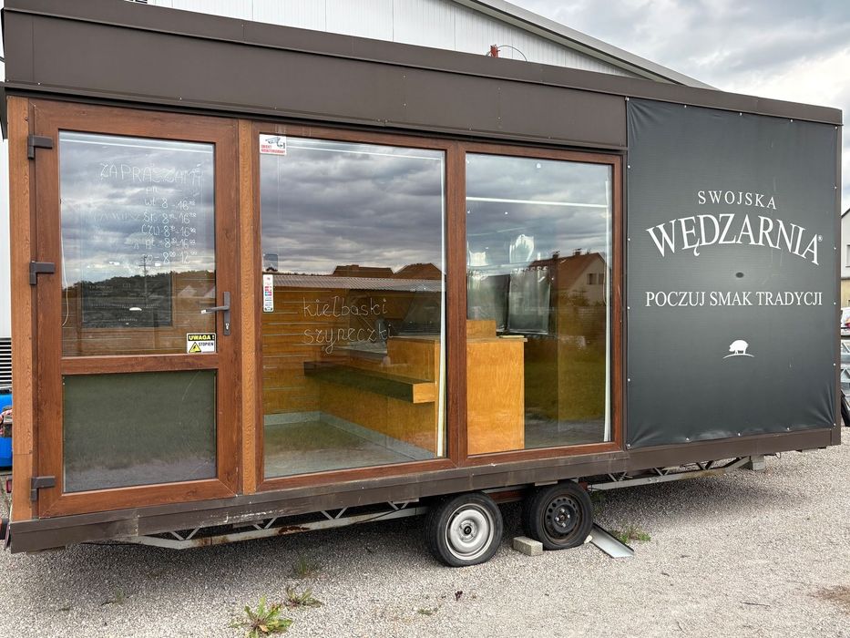 SAM  Przyczepa sklep mięsny, w pełni wyposażona,gotowa do pracy