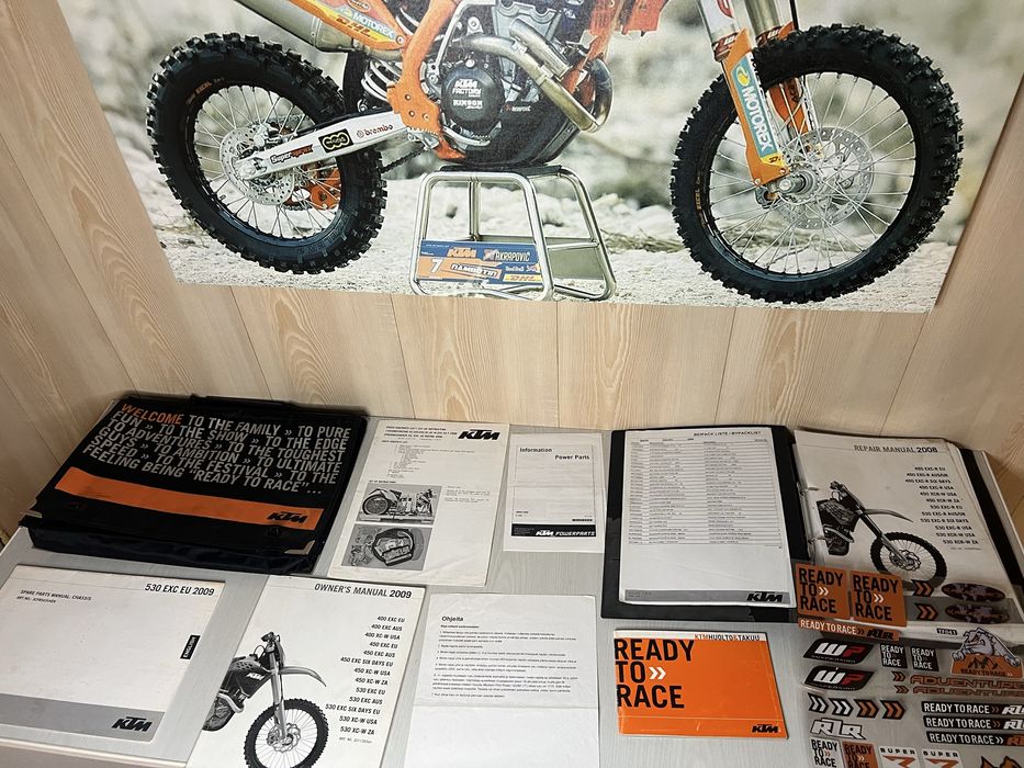 Менуал КТМ 2008-2010 год ендуро мотокрос