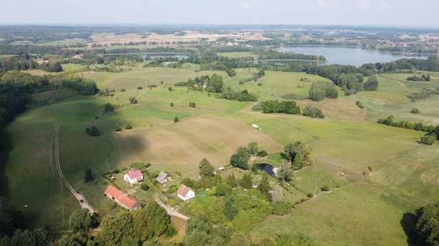 działka 6km od Mikołajek, 550 m do jeziora Inulec