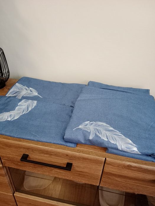 Komplet pościeli 200x220 z poszewkami i prześcieradłem bawełna satyna