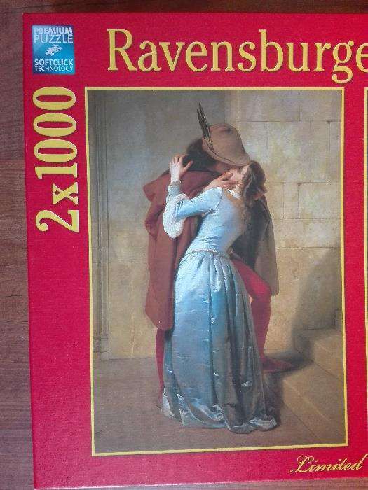 Puzzle 1000 peças Ravensburger: Francesco Hayez – O Beijo