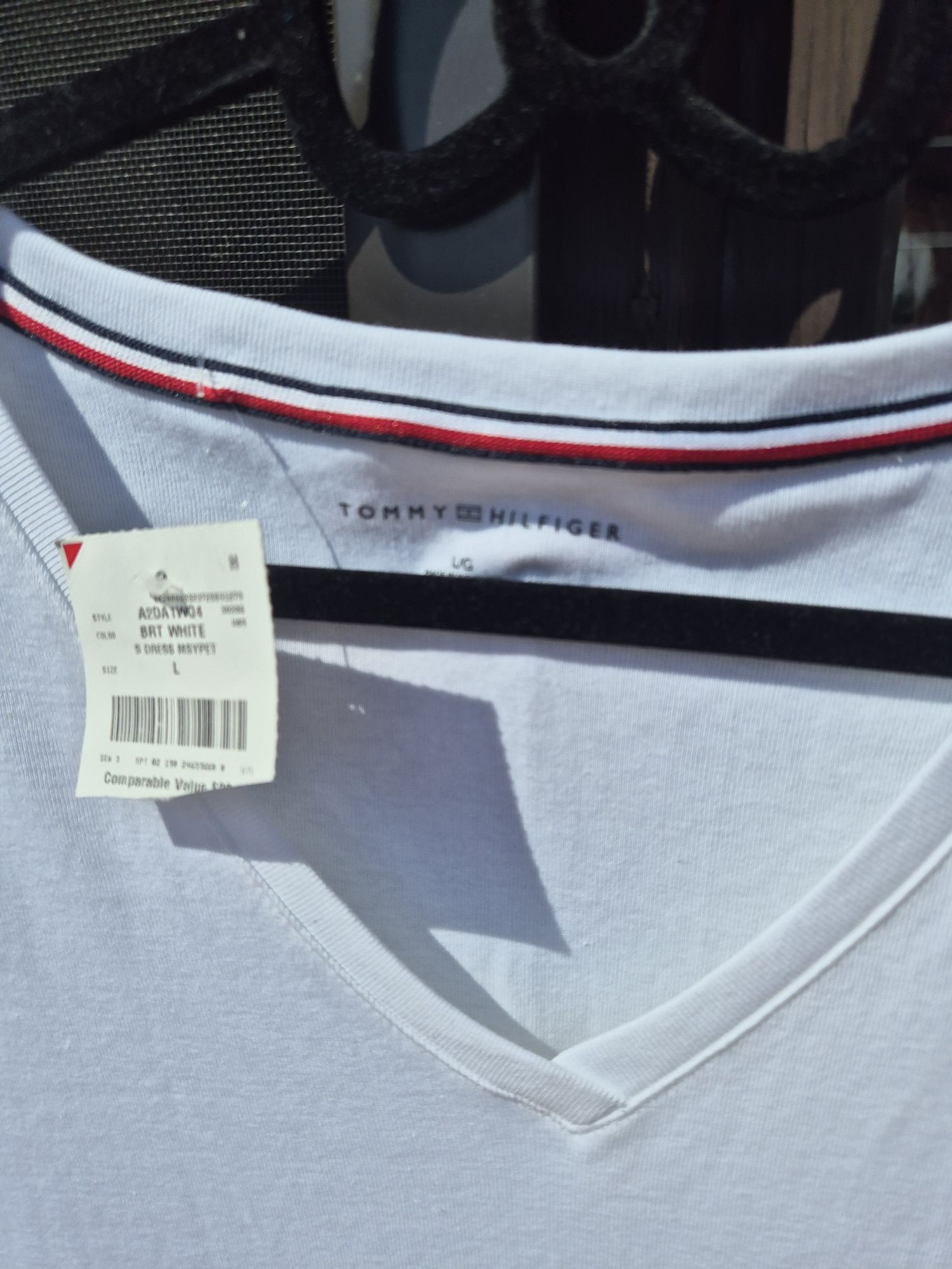 Sukienka biała letnia Tommy Hilfiger L