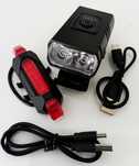 Conjunto Luzes Bicicleta USB