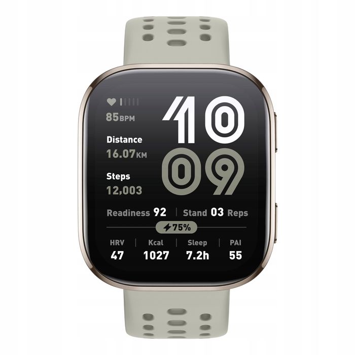 smartwatch amazfit bip 6 bluetooth pulsometr żyroskop szary 340 mah