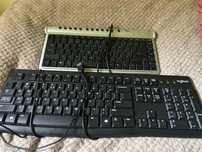2 x klawiatura przewodowa Logitech i Manta Keyboard