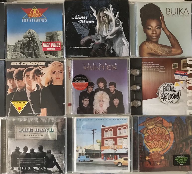 CDs Pop Rock (A-B) Blondie, Buika, The Band, Billy Joel