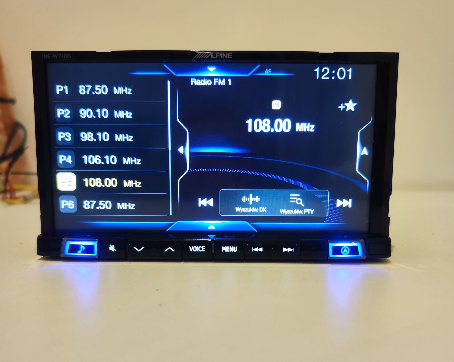 Alpine ine-w710d navi android carplay bluetooth full