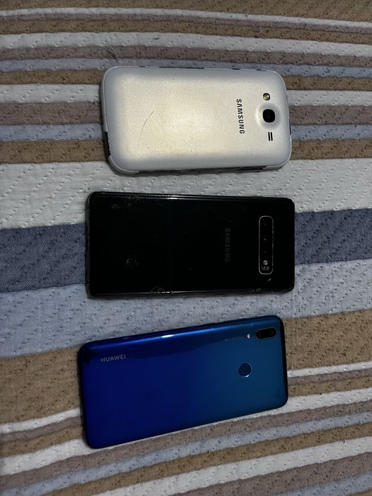 Lote 3 Telemóveis – Samsung S7 Edge partido, S3 Neo e Huawei partido