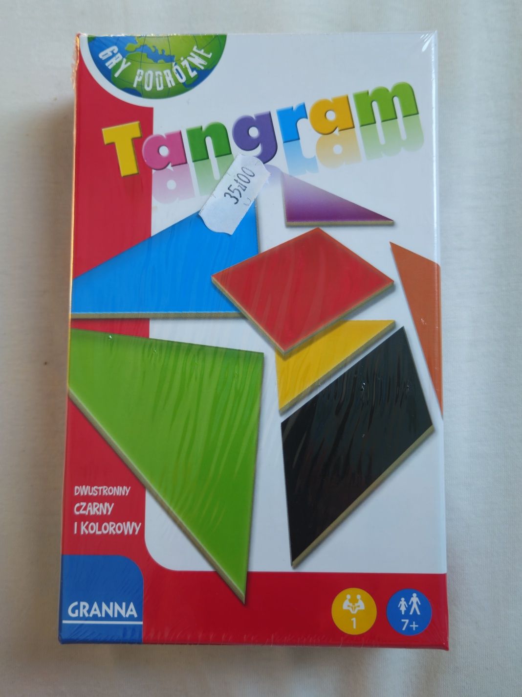 Gra TANGRAM układanka dwustronna Granna NoWa