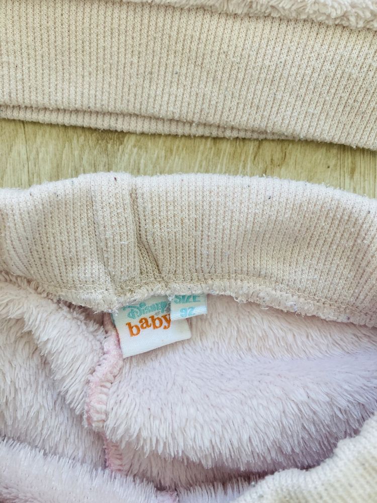 Pluszowy dres zestaw z myszką mini r. 92 bluza i spodnie różowy
