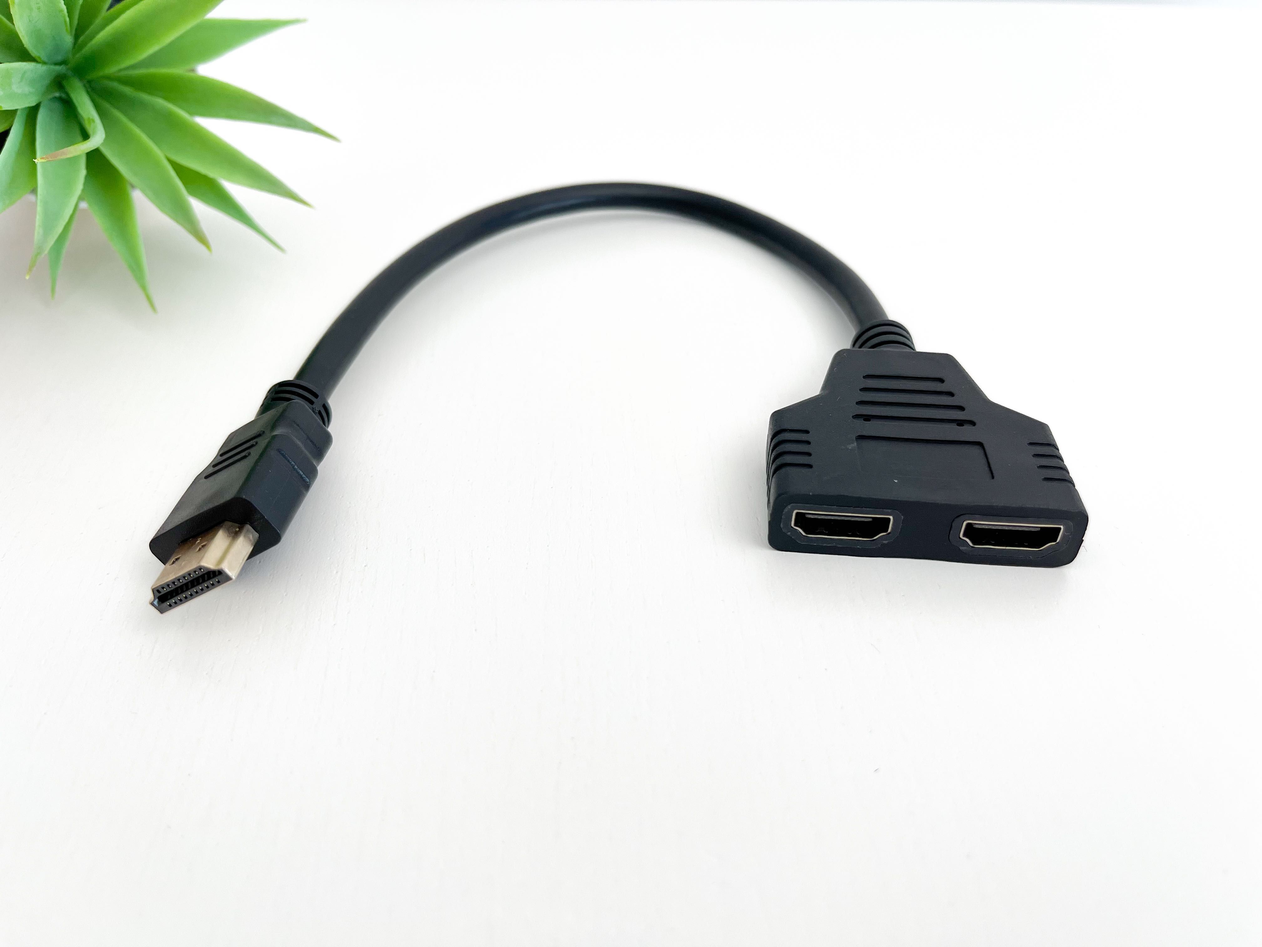 Cabo Hdmi com 2 Saídas e 1 Entrada - NOVO