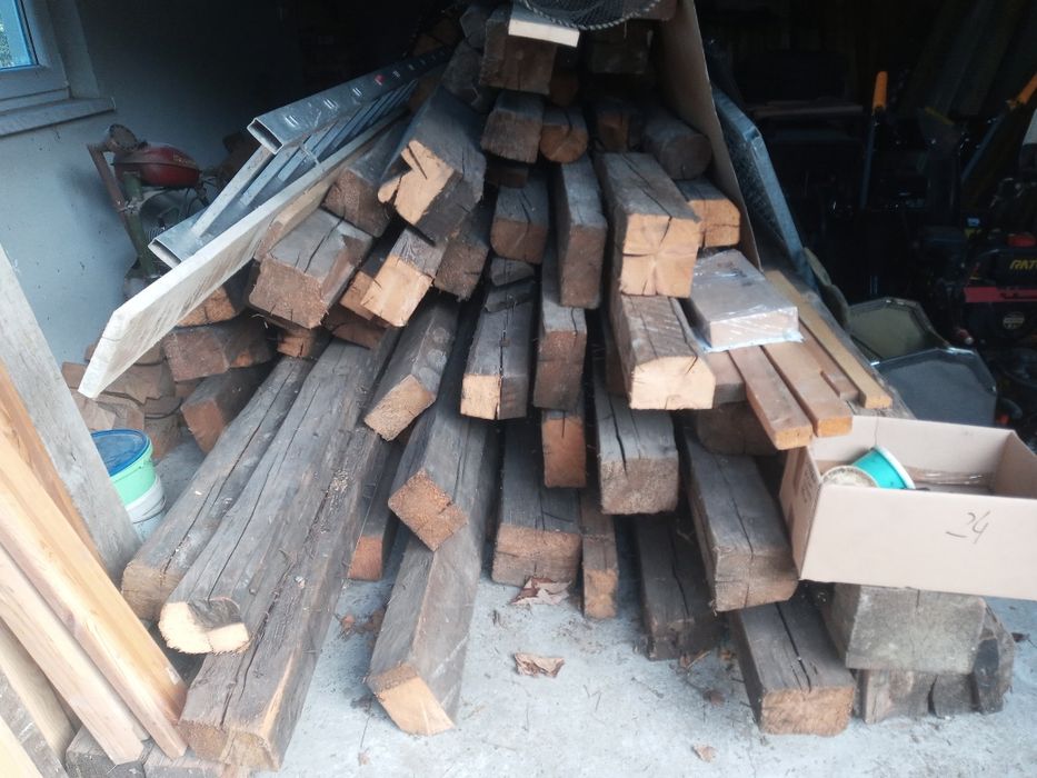 Stare belki z więźby