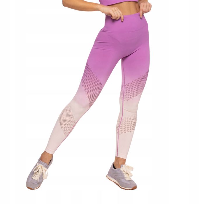 Legginsy Sportowe Wysoki Stan Push-Up Kryjące Na Siłownię Moraj XL