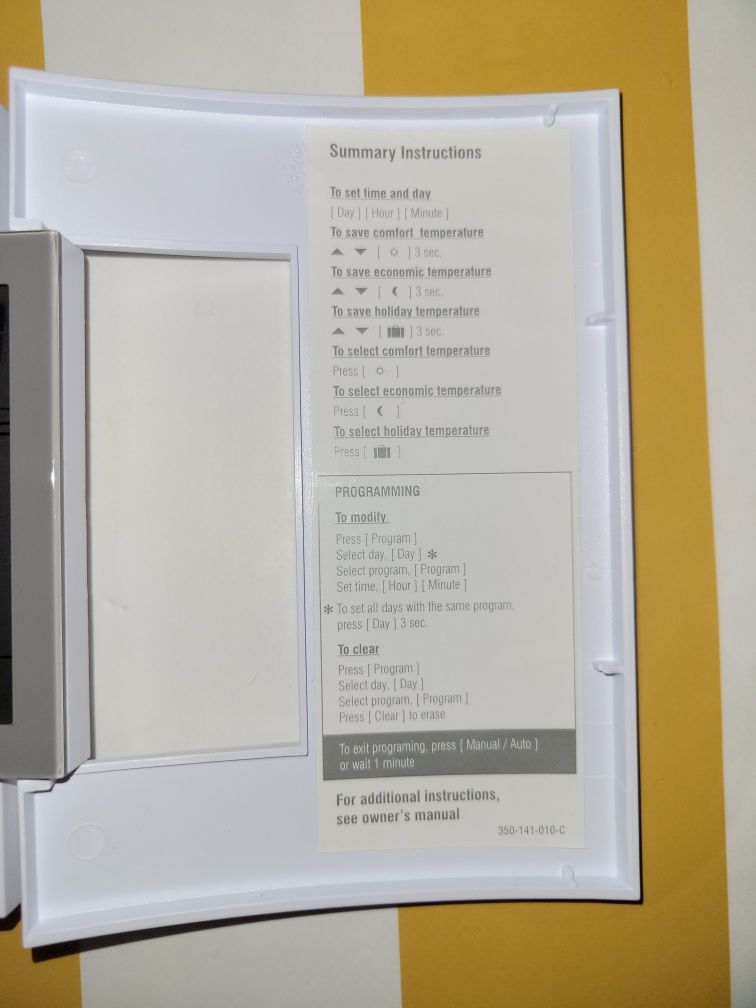 Honeywell home T140 termostat sterownik pieca