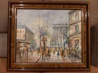 Quadro pintado a óleo