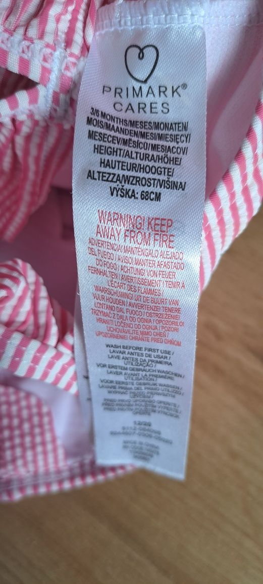 Strój kąpielowy nowy bez metki  r.68 Primark