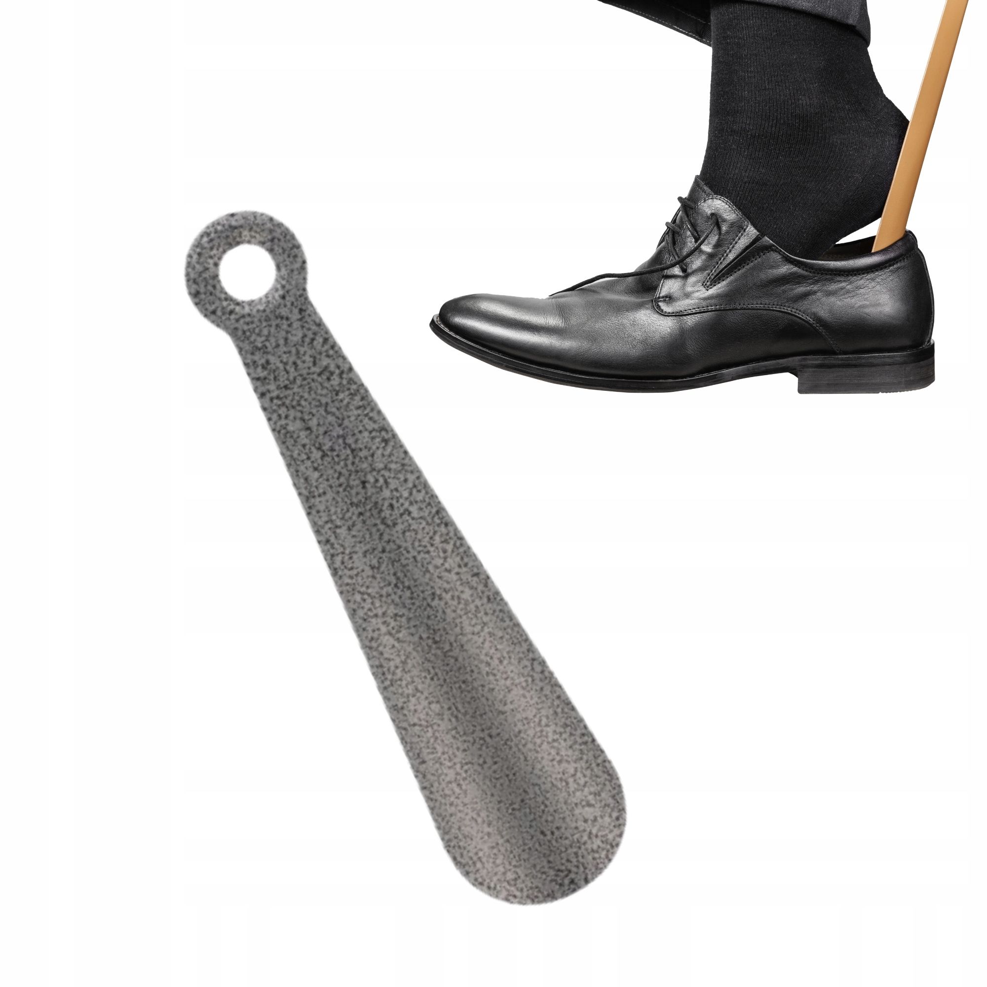 Metalowa Łyżka Do Butów 22Cm Mocna Haczyk Trwała Praktyczna
