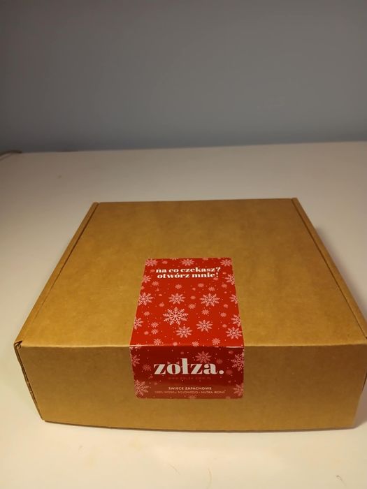 Świąteczny zestaw świec sojowych