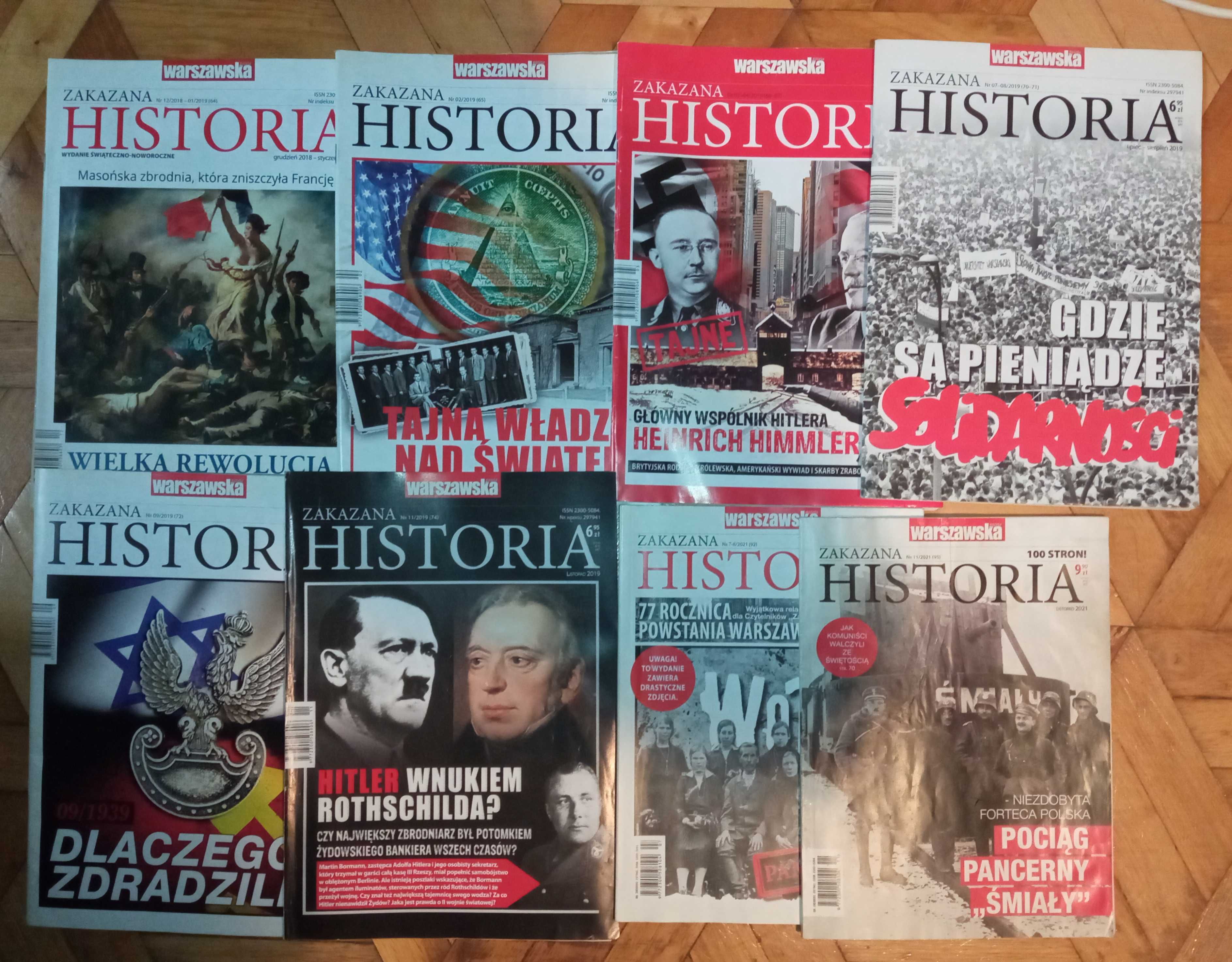 POLSKA NIEPODLEGŁA 40 numerów + Zakazana Historia 8 numerów + Historia